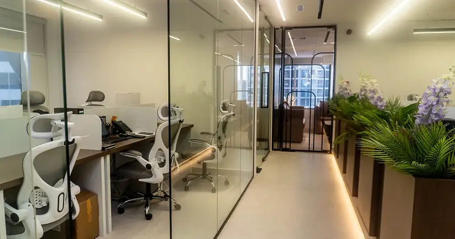 MH group offices work area